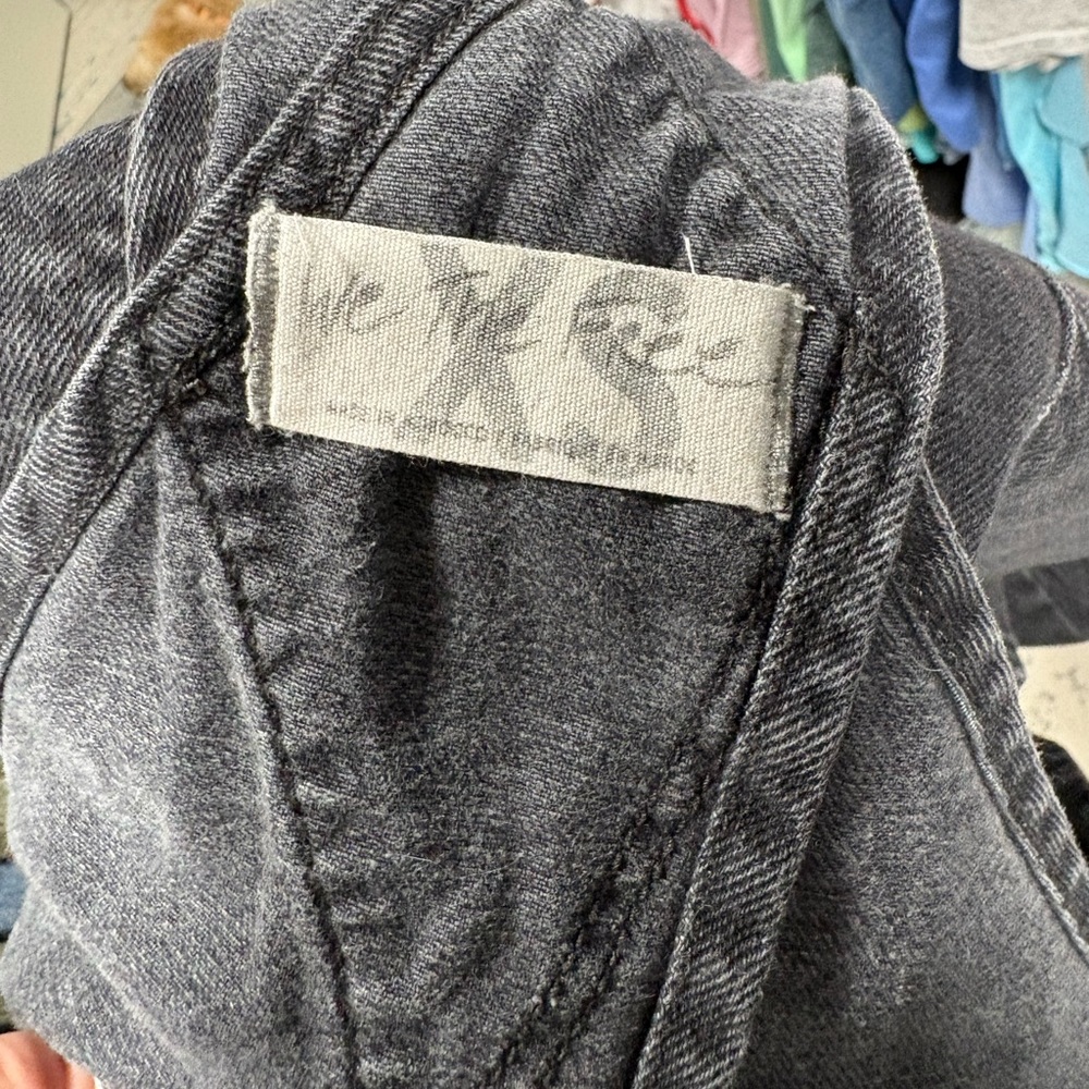 Free People We The Free Ziggy Denim Overalls Black - Picture 7 of 7